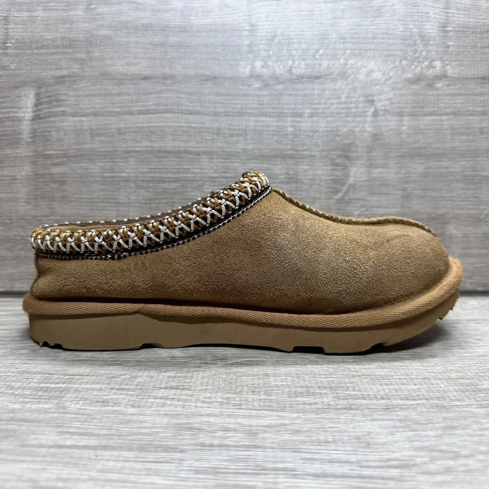 UGG Tasman II Big Kid's Slippers Size 2 Chestnut 1019066K Slip On Comfort